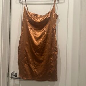 Copper Fashion Nova mini dress